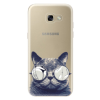 Odolné silikónové puzdro iSaprio - Crazy Cat 01 - Samsung Galaxy A5 2017