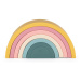 PETITE&MARS Hračka silikónová skladacia TAKE&MATCH Rainbow Intense Ochre 12m+