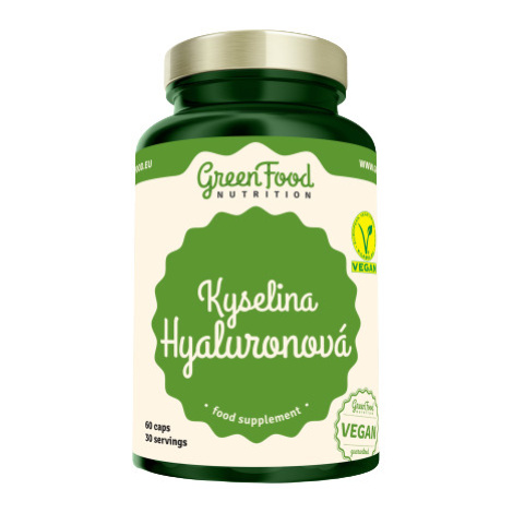 GREENFOOD NUTRITION Kyselina Hyaluronová 60 kapsúl