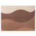Hnedo-béžový bavlnený vankúš PT LIVING Sand Sunset, 45 x 45 cm