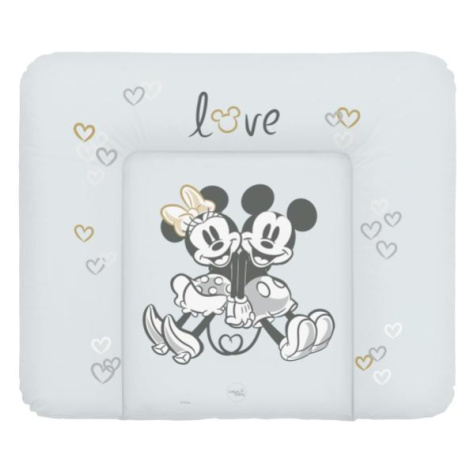 CEBA Podložka prebaľovacia mäkká na komodu (85x72) Disney Minnie & Mickey Grey