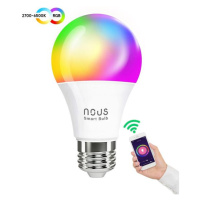 Smart LED žiarovka E27 9W RGB NOUS P3 WiFi Tuya