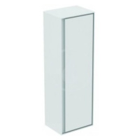 Kúpeľňová skrinka vysoká Ideal Standard Connect Air 40x30x120 cm v kombinácii hnedá mat / biela 