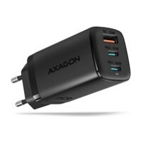 AXAGON nabíjačka 1x USB-A + 2x USB-C čierna