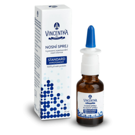 VINCENTKA Nosový sprej standard hypotonický 25 ml