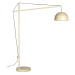 Svetložltá stojacia lampa (výška 180 cm) Liwa – Dutchbone