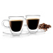 Súprava 2 dvojstenných šálok Vialli Design Amo Espresso, 50 ml
