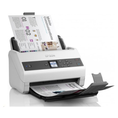 Epson skener WorkForce DS-870, A4, 600x600 dpi, Duplex, USB 3.0