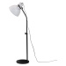 vidaXL Podlahová lampa 25 W biela 30x30x90-150 cm E27