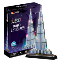 Puzzle 3D Burj Khalifa / ľad - 136 dielikov