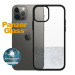 PanzerGlass ClearCase AntiBacterial Black Edition Apple iPhone 12/12 Pro čierny