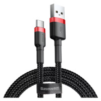 Kábel Baseus Cafule cable USB-C 2A 2m (Red+Black) (6953156278240)