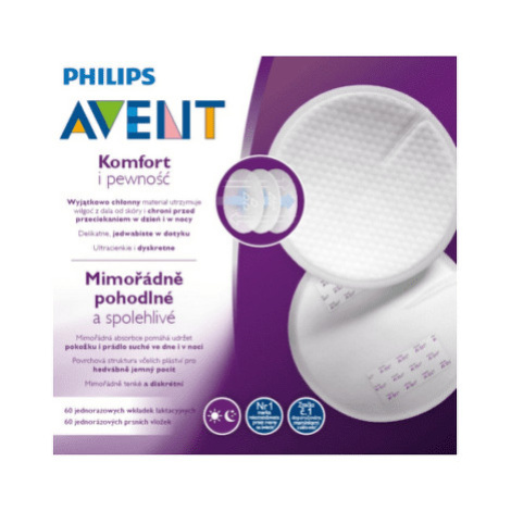 AVENT Ultra comfort prsné vložky 60 ks