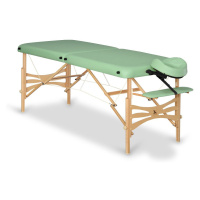 Skladací masážny stôl HABYS® Panda Farba: pistáciová (#22) - Vinyl Flex, Veľkosť a farba rámu: 1