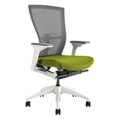 Ergonomická kancelárska stolička OfficePro Merens White Farba: zelená, Opierka hlavy: bez opierk