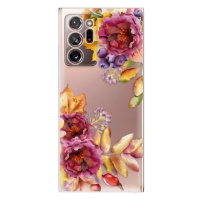 Odolné silikónové puzdro iSaprio - Fall Flowers - Samsung Galaxy Note 20 Ultra