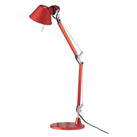 Stolná lampa Artemide Tolomeo Micro červená