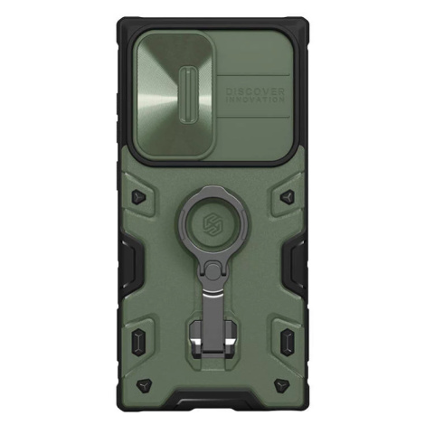 Kryt Nillkin CamShield Armor Pro case for Samsung Galaxy S23 Ultra, dark green (6902048258372)