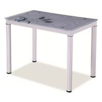 Sconto Jedálenský stôl DOMOR biela, 100x60 cm