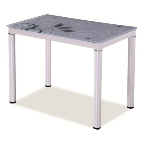 Sconto Jedálenský stôl DOMOR biela, 100x60 cm Houseland