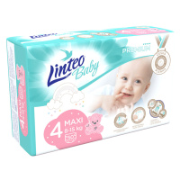 LINTEO Baby Premium Detské plienky MAXI 8-15kg 50 ks