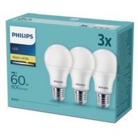 Philips LED 60W A60 E27 CW FR ND 3ks