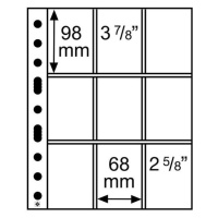 Grande Easy 9-Pocket stránky do albumu číre (50ks)