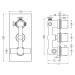 MEXEN - Cube termostatická batérie sprcha / vaňa 3-output ružové zlato 77503-60