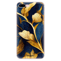 Odolné silikónové puzdro iSaprio - Gold Leaves - iPhone 7 Plus