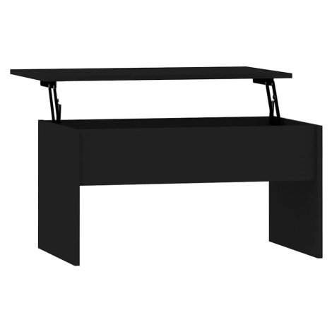 vidaXL Konferenčný stolík čierny 80x50,5x41,5 cm spracované drevo