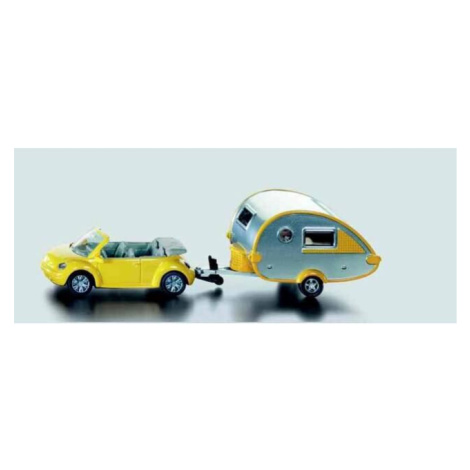 SIKU Blister VW Beetle s karavanom