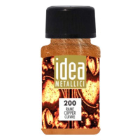 MAIMERI IDEA METALLICI - Tekuté metalické farby 200 - copper, 60 ml