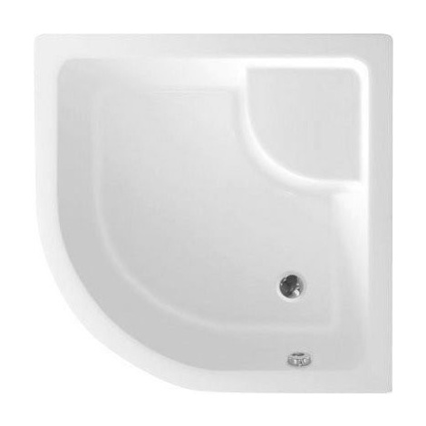 Sprchová vanička akrylátová, štvrťkruh 90x90x28cm vrátane nožičiek, R550 C93 AQUALINE