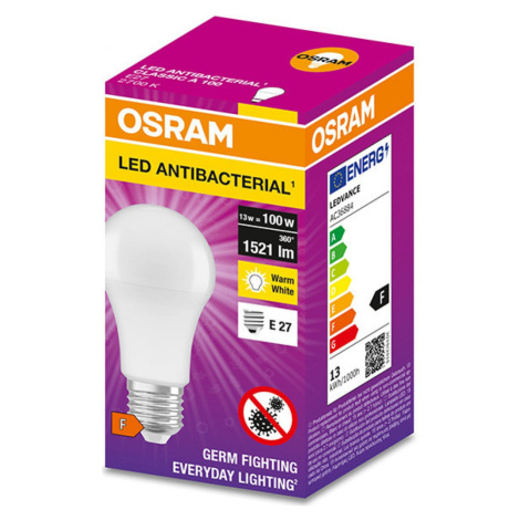 OSRAM LED ANTIBAKTERIAL E27 13W/827 CLA100W teplá 2700k
