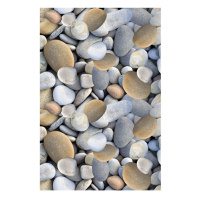 KONDELA Bess koberec 80x200 cm kombinácia farieb / vzor kamene