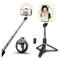 Prémiová selfie tyč, 19 - 90 cm, 360° otáčanie, tlačidlo spúšte, v4.0, bluetooth, funkcia statív