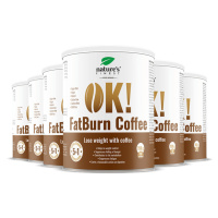 100% FatBurn Káva | 6x OK!FatBurn® | S ID-Alg® a L-karnitínom | Štíhlejšie Telo | od Nature's Fi