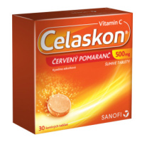 Celaskon 500 mg červený pomaranč 30 tbl eff