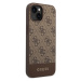 Guess 4G Stripe Zadný Kryt pre iPhone 14 Brown