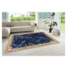 Tmavomodrý/béžový koberec 200x290 cm Amira – Hanse Home