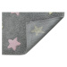 Ručne tkaný kusový koberec Tricolor Stars Grey-Pink Rozmery koberca: 120x160