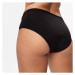 SNUGGS Menštruačné nohavičky klasický strih pre silnú menštruáciu veľkosť XS čierna farba 1 ks
