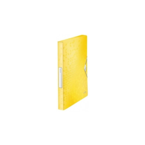 Leitz Plastový box s gumičkou WOW žltý