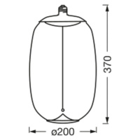 OSRAM Vintage 1906 Big Elipse Oval, dymové vlákno E27 818