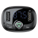 Baseus FM transmitter T-Typ Bluetooth MP3 čierny