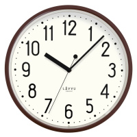 Nástenné hodiny Lavvu LCS3000 Pastels Sweep 29,5cm, hnedé