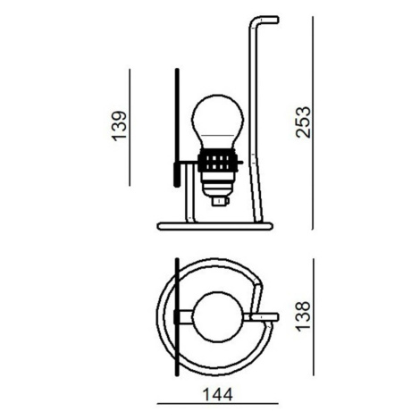 Stilnovo Bugia stolová LED lampa zelená