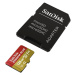 SanDisk micro SDXC karta 128GB Extreme PLUS (200 MB/s Class 10, UHS-I U3 V30) + adaptér