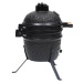 vidaXL 2 v 1 Kamado gril s udiarňou keramika 56 cm čierny