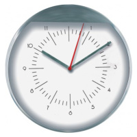 Nástenné hodiny MPM, 2481.7000 - strieborná/biela, 25cm
